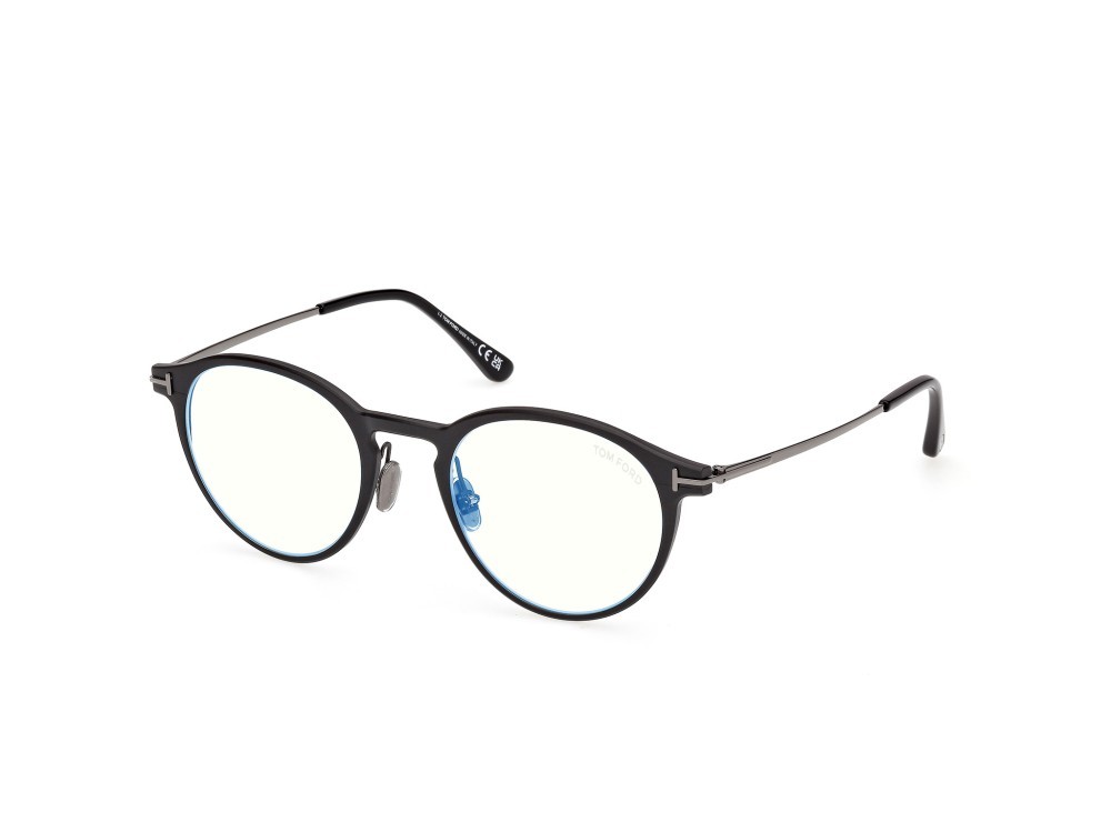 Occhiali da vista Tom Ford FT6088-B (005) colore nero opaco forma rotondo 