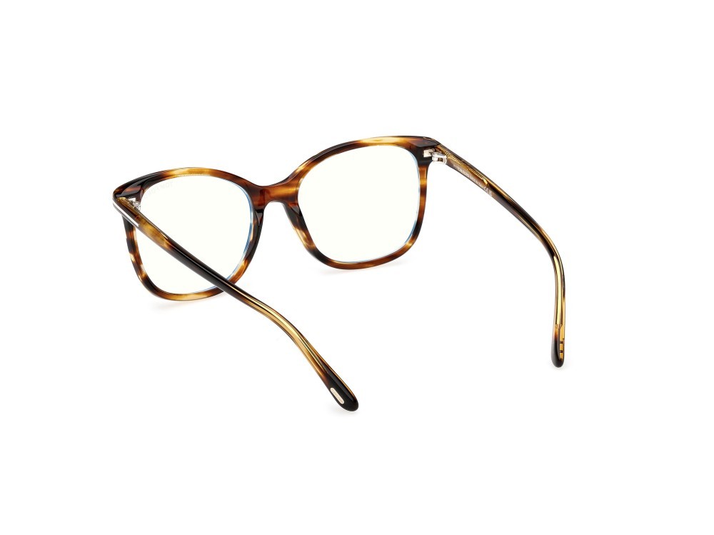 Eyeglasses Tom Ford FT6089-B (055) color avana colorata shape square 