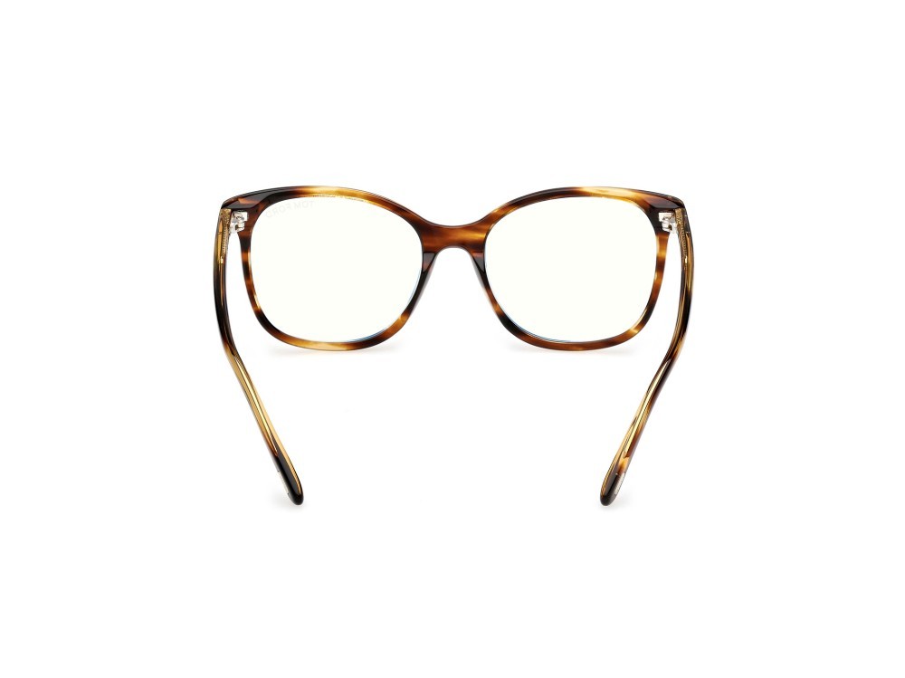Eyeglasses Tom Ford FT6089-B (055) color avana colorata shape square 
