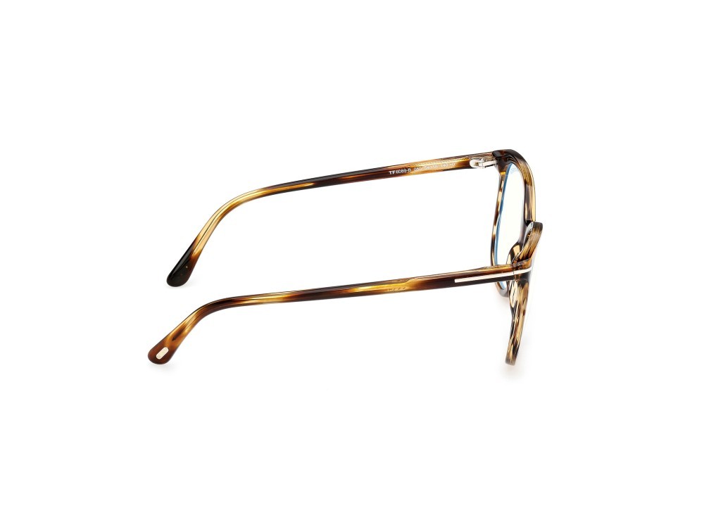 Eyeglasses Tom Ford FT6089-B (055) color avana colorata shape square 