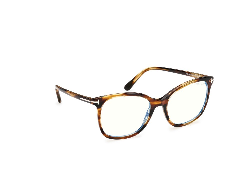 Eyeglasses Tom Ford FT6089-B (055) color avana colorata shape square 