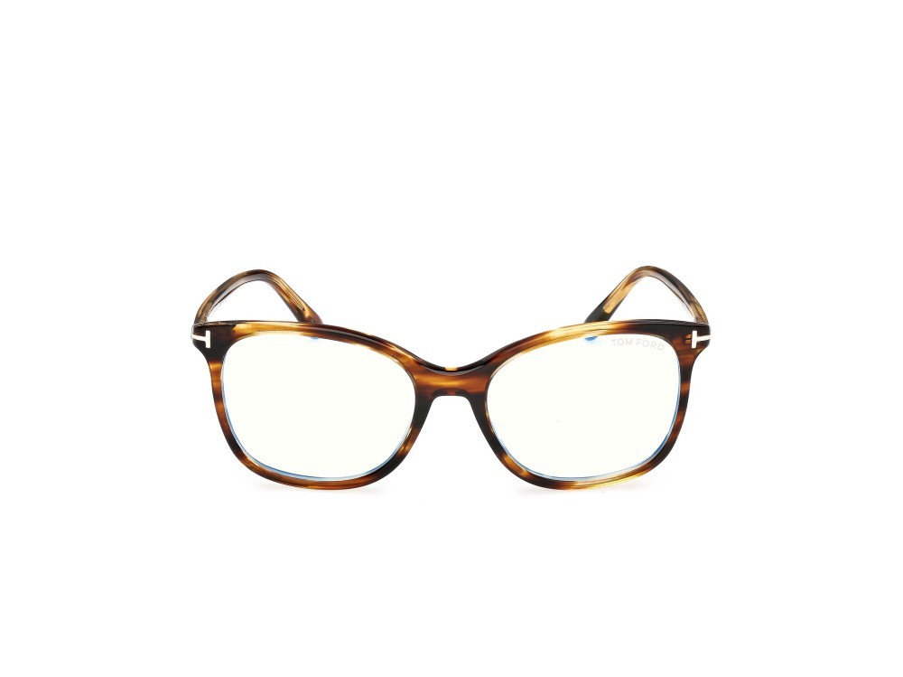 Eyeglasses Tom Ford FT6089-B (055) color avana colorata shape square 