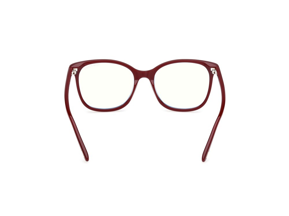 Occhiali da vista Tom Ford FT6089-B (069) colore bordeaux lucido forma quadrato 