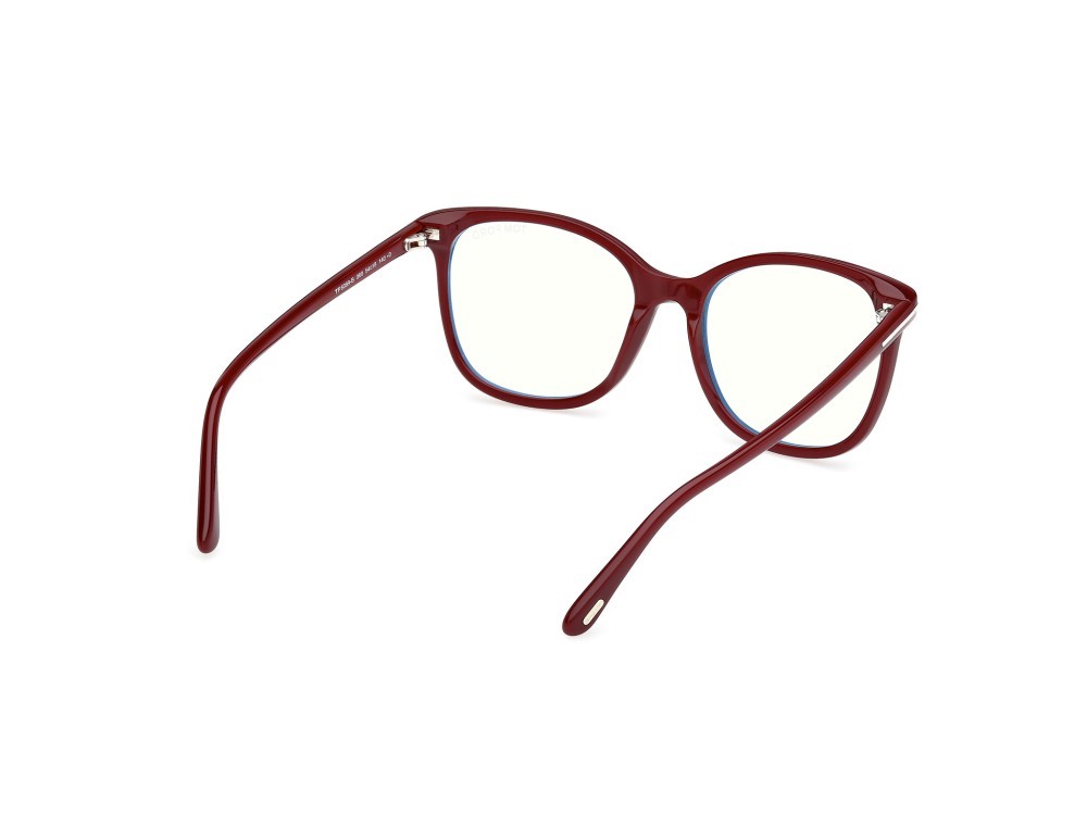 Occhiali da vista Tom Ford FT6089-B (069) colore bordeaux lucido forma quadrato 