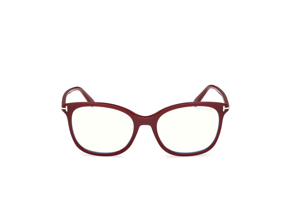 Occhiali da vista Tom Ford FT6089-B (069) colore bordeaux lucido forma quadrato 