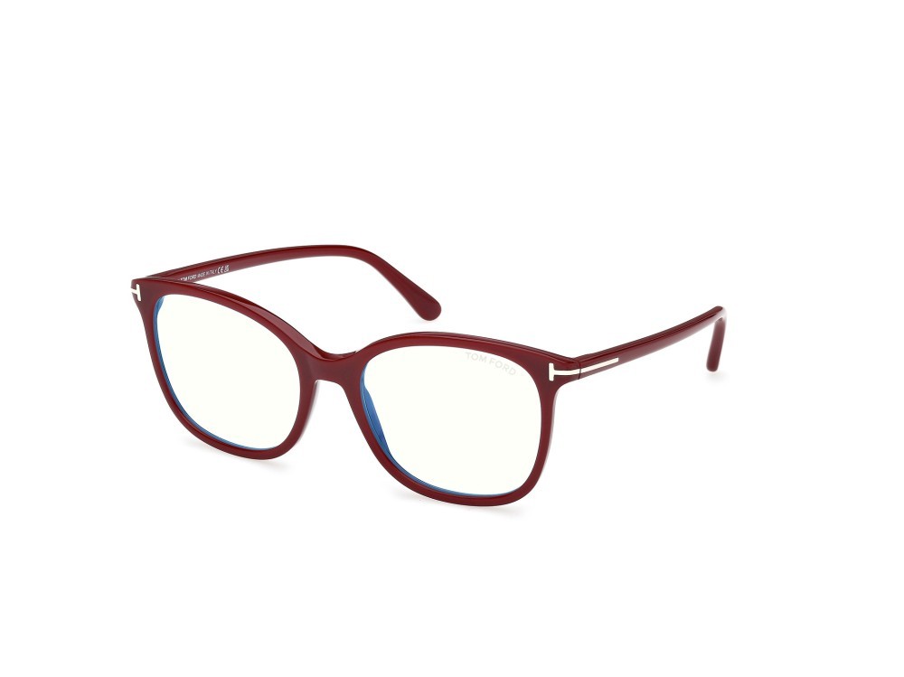 Occhiali da vista Tom Ford FT6089-B (069) colore bordeaux lucido forma quadrato 