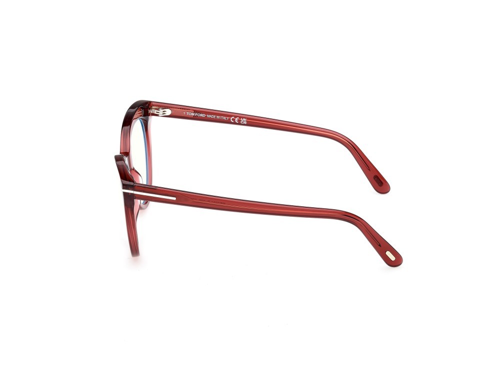 Eyeglasses Tom Ford FT6091-B (069) color bordeaux lucido shape cat eye 