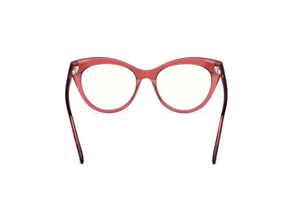 Eyeglasses Tom Ford FT6091-B (069) color bordeaux lucido shape cat eye 