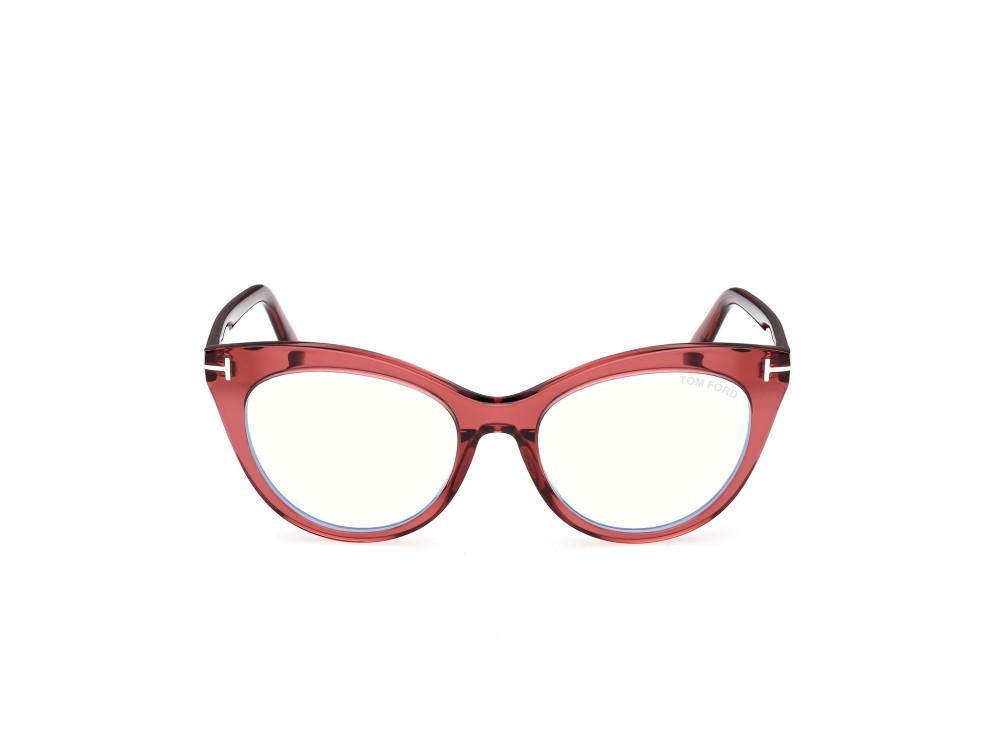 Eyeglasses Tom Ford FT6091-B (069) color bordeaux lucido shape cat eye 
