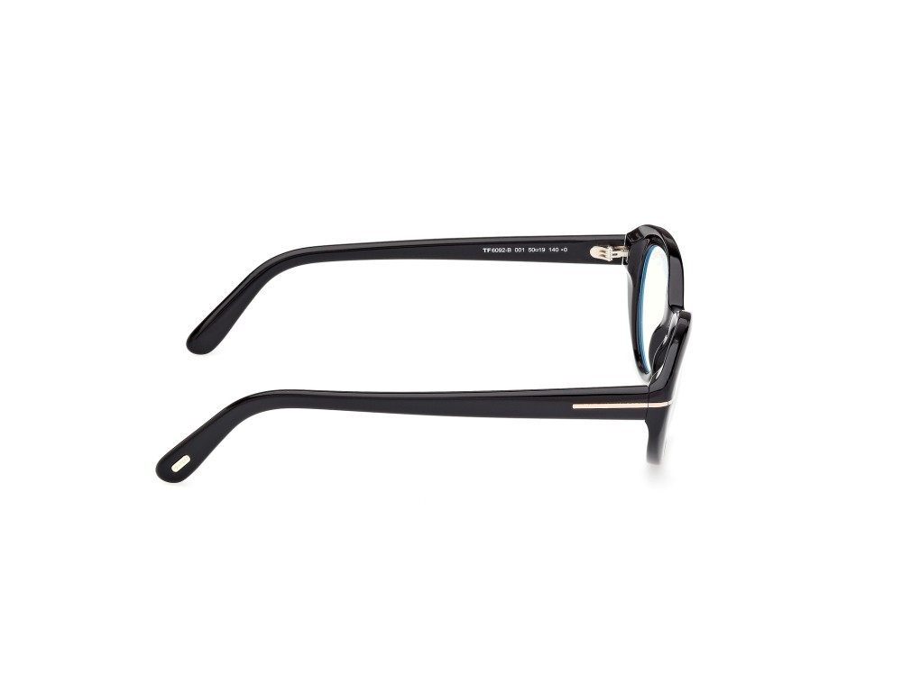 Eyeglasses Tom Ford FT6092-B (001) color nero lucido shape oval 