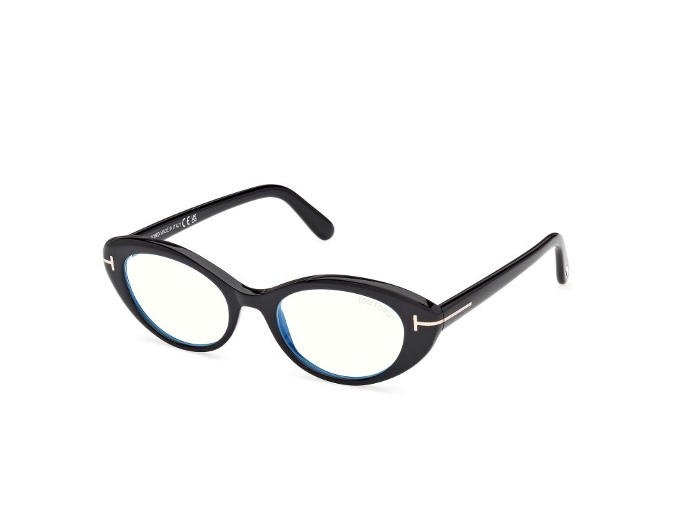Eyeglasses Tom Ford FT6092-B (001) color nero lucido shape oval 