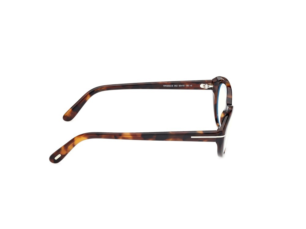 Eyeglasses Tom Ford FT6092-B (052) color avana scura shape oval 