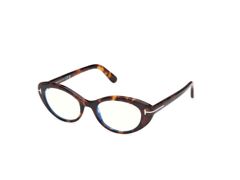 Eyeglasses Tom Ford FT6092-B (052) color avana scura shape oval 