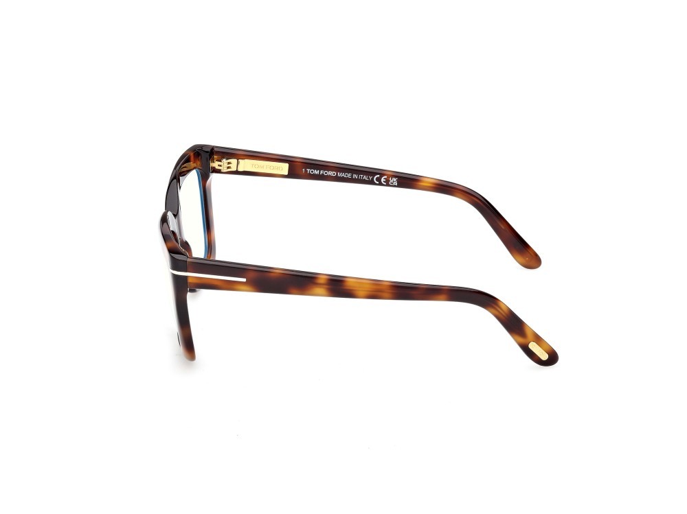 Eyeglasses Tom Ford FT6093-B (053) color avana bionda shape cat eye 