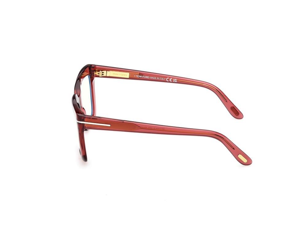 Eyeglasses Tom Ford FT6093-B (069) color bordeaux lucido shape cat eye 