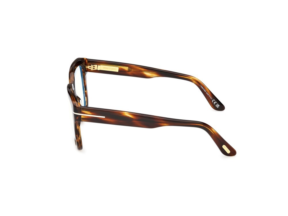 Eyeglasses Tom Ford FT6094-B (055) color avana colorata shape square 