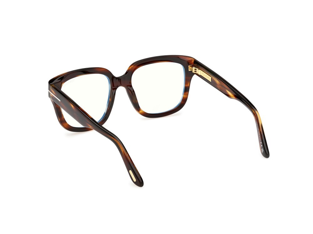 Eyeglasses Tom Ford FT6094-B (055) color avana colorata shape square 