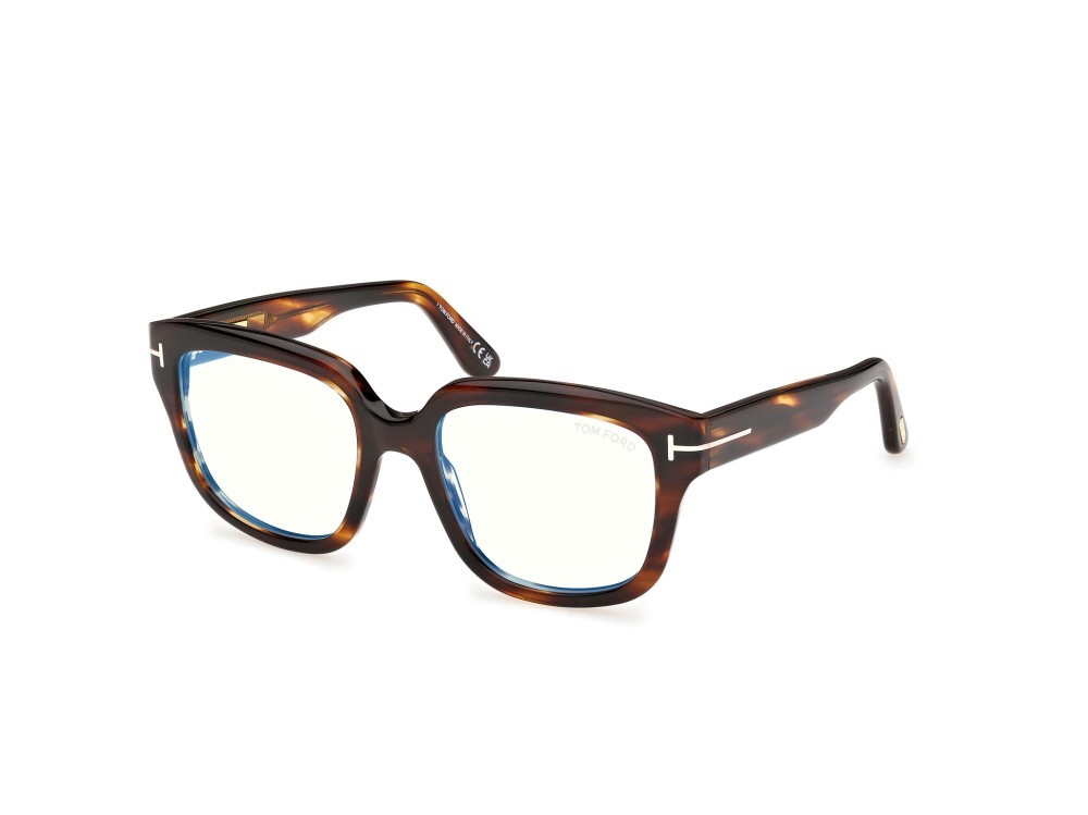 Eyeglasses Tom Ford FT6094-B (055) color avana colorata shape square 
