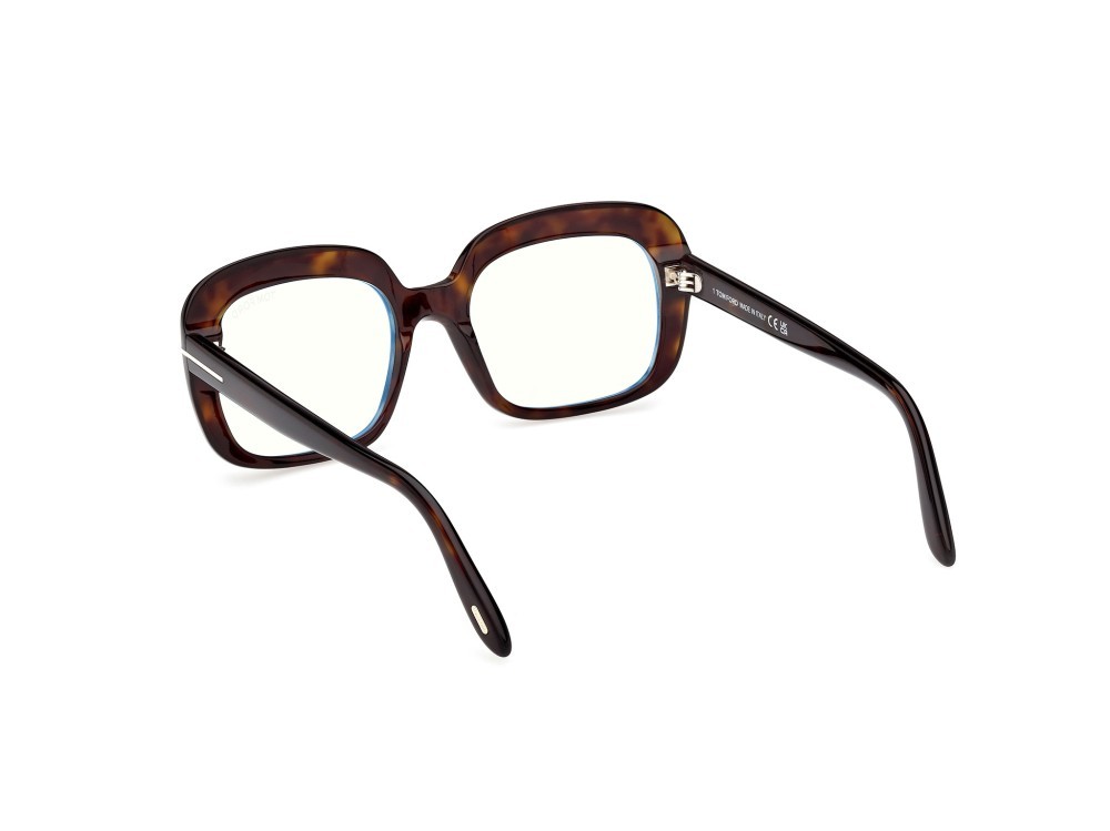 Eyeglasses Tom Ford FT6096-B (052) color avana scura shape rectangle 