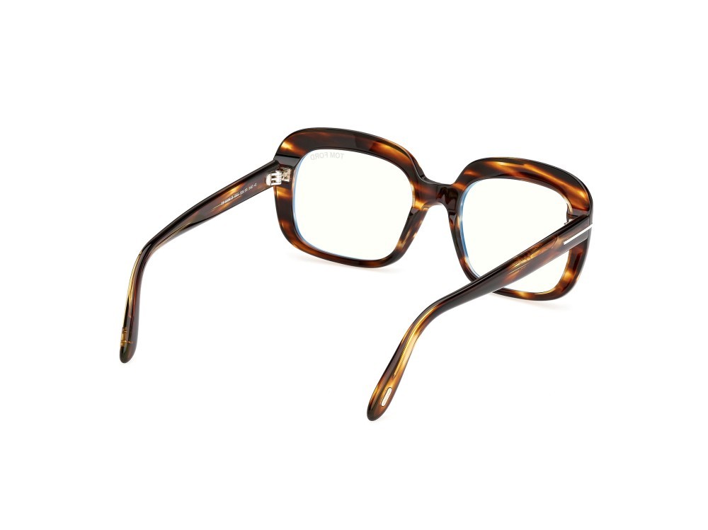 Eyeglasses Tom Ford FT6096-B (055) color avana colorata  shape rectangle 
