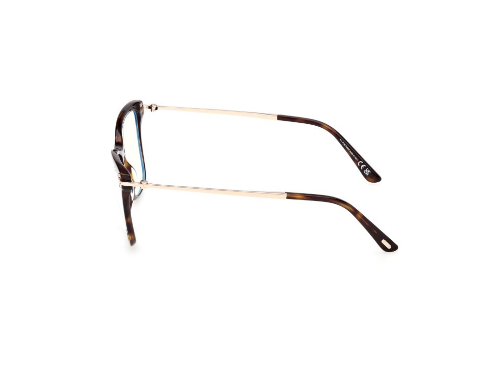 Occhiali da vista Tom Ford FT6097-B (052) colore avana scura forma farfalla 