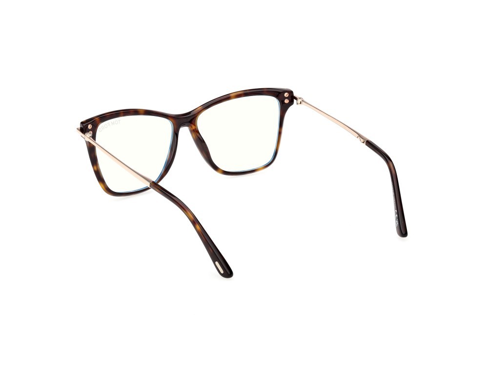 Occhiali da vista Tom Ford FT6097-B (052) colore avana scura forma farfalla 