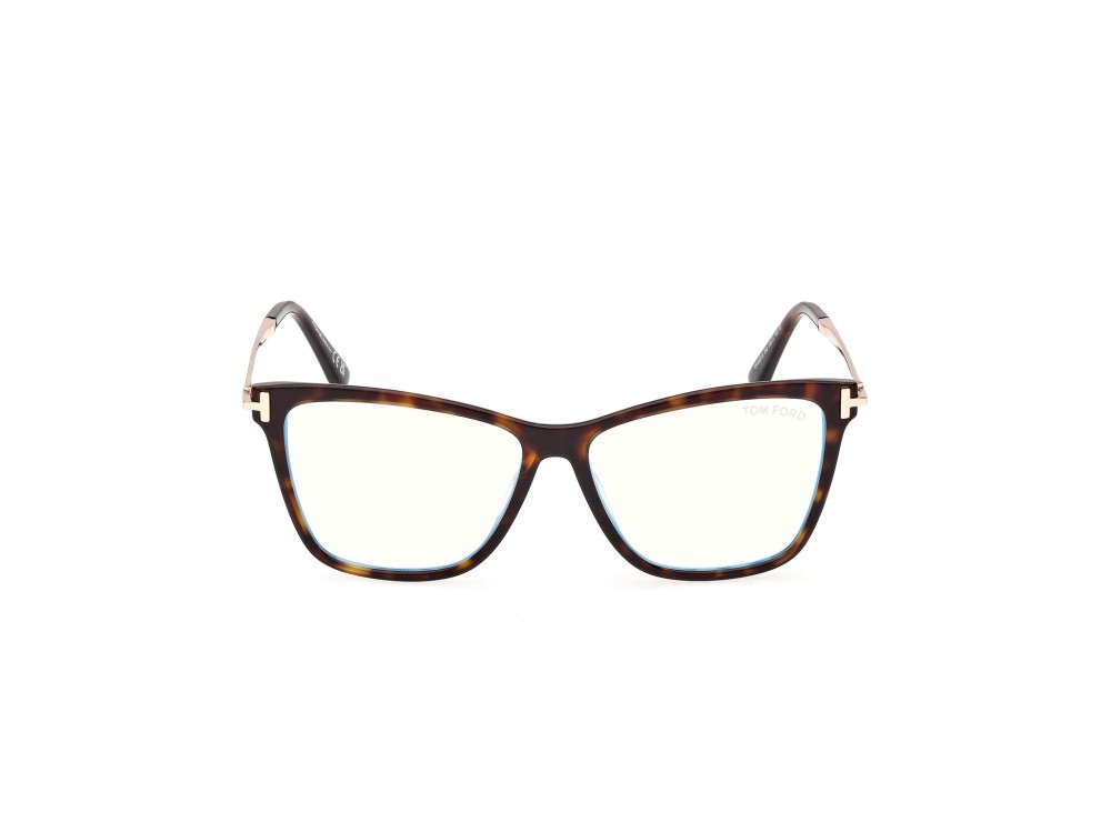 Occhiali da vista Tom Ford FT6097-B (052) colore avana scura forma farfalla 