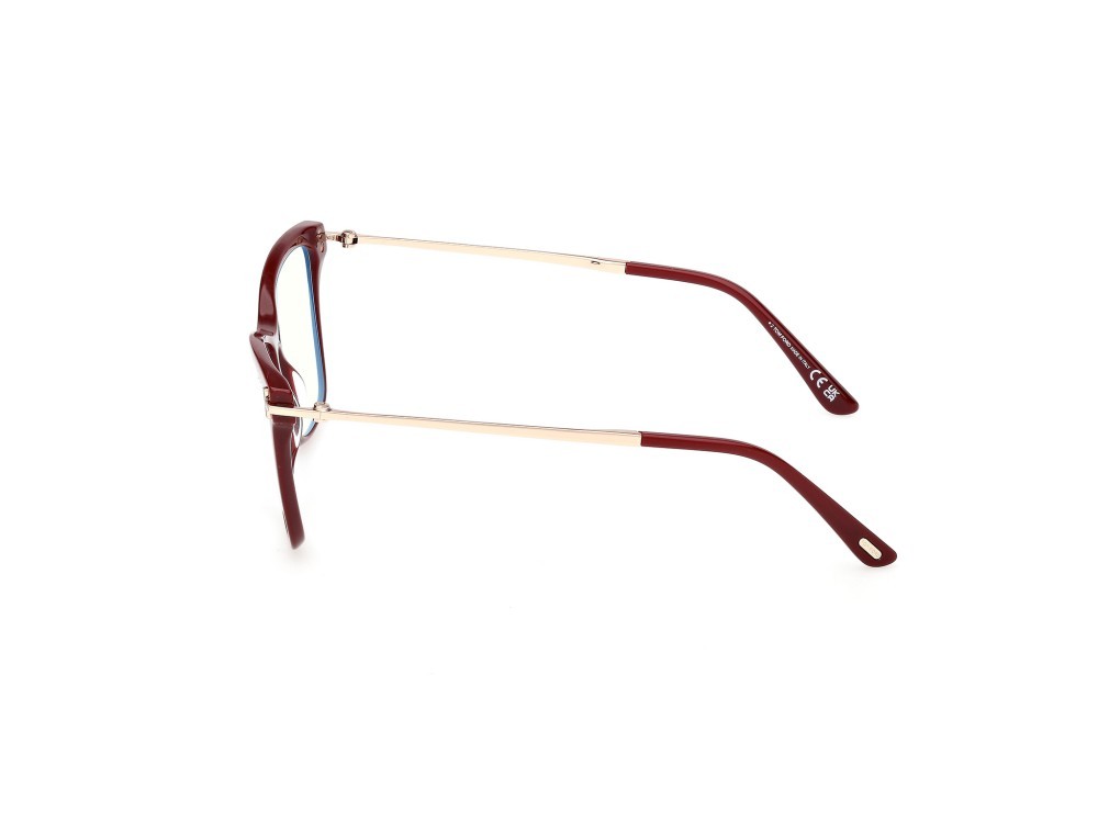 Eyeglasses Tom Ford FT6097-B (069) color bordeaux lucido shape butterfly 