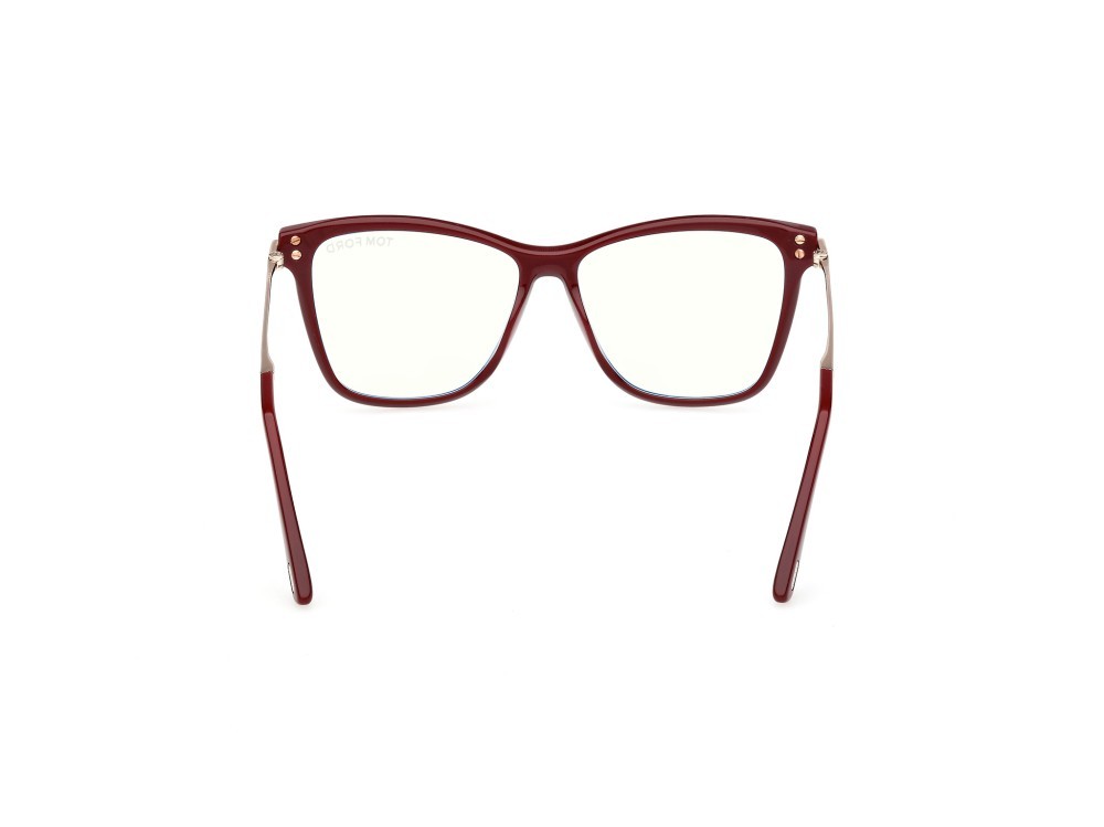 Eyeglasses Tom Ford FT6097-B (069) color bordeaux lucido shape butterfly 