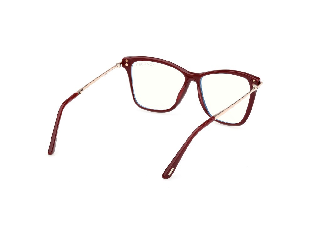 Eyeglasses Tom Ford FT6097-B (069) color bordeaux lucido shape butterfly 