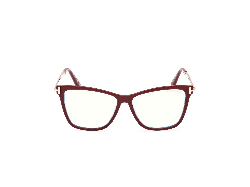 Eyeglasses Tom Ford FT6097-B (069) color bordeaux lucido shape butterfly 