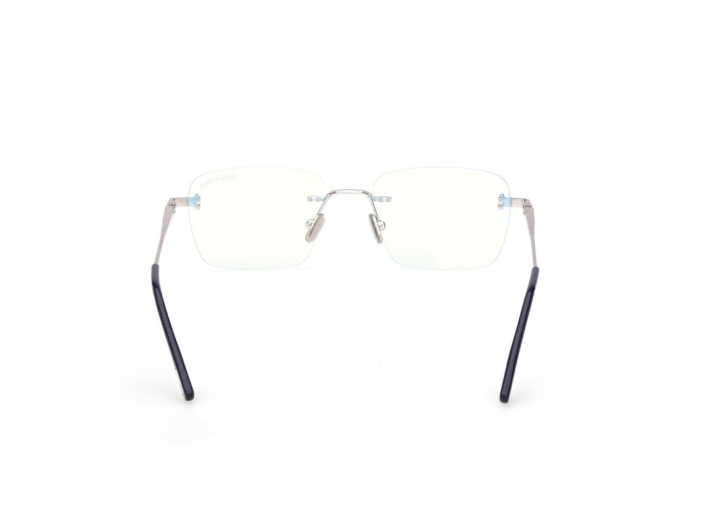 Occhiali da vista Tom Ford FT6117-B (016) colore palladio lucido  forma rettangolare 