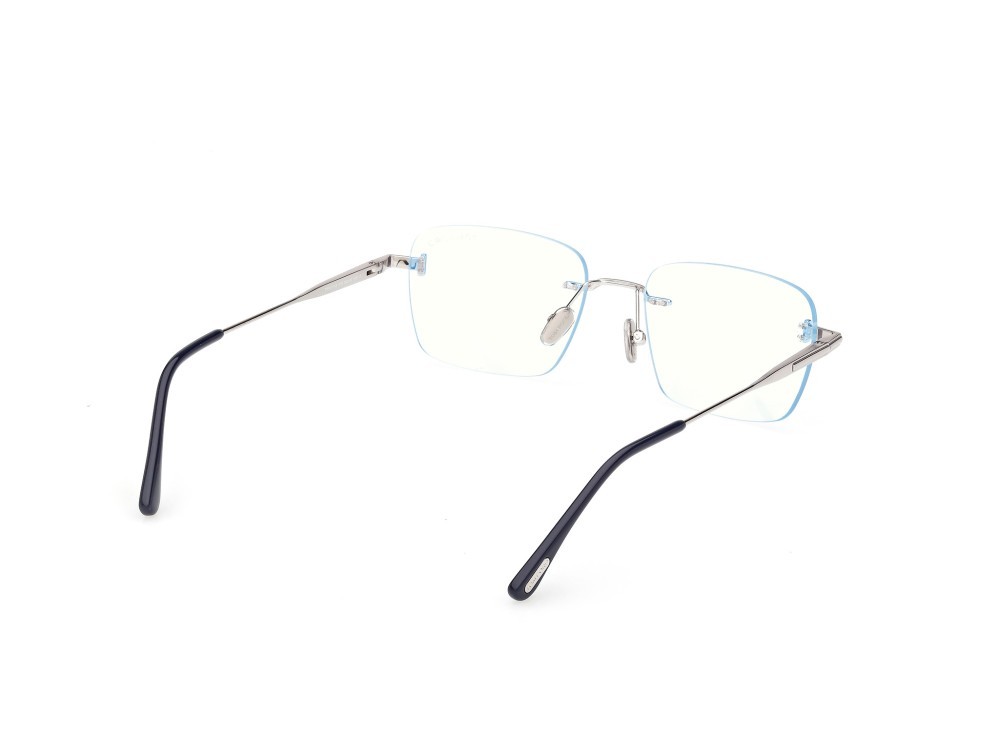 Occhiali da vista Tom Ford FT6117-B (016) colore palladio lucido  forma rettangolare 