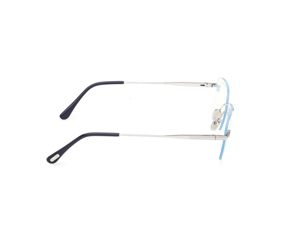 Occhiali da vista Tom Ford FT6117-B (016) colore palladio lucido  forma rettangolare 