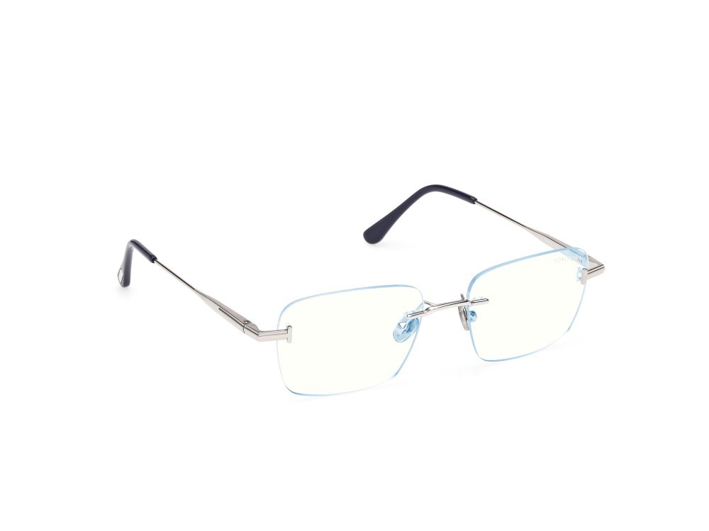 Occhiali da vista Tom Ford FT6117-B (016) colore palladio lucido  forma rettangolare 