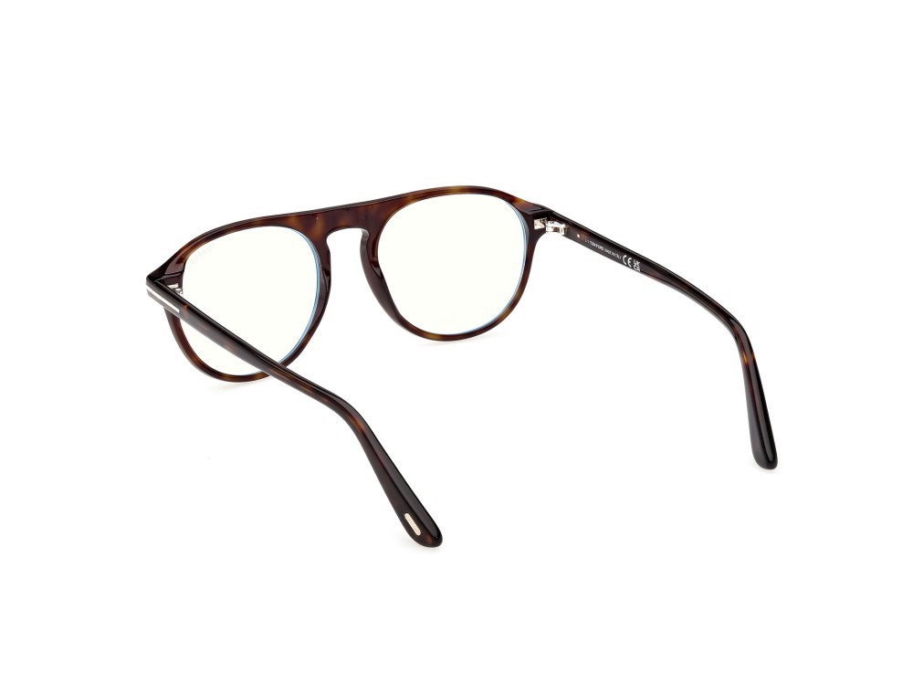 Occhiali da vista Tom Ford FT6118-B (052) colore avana scura forma aviator 