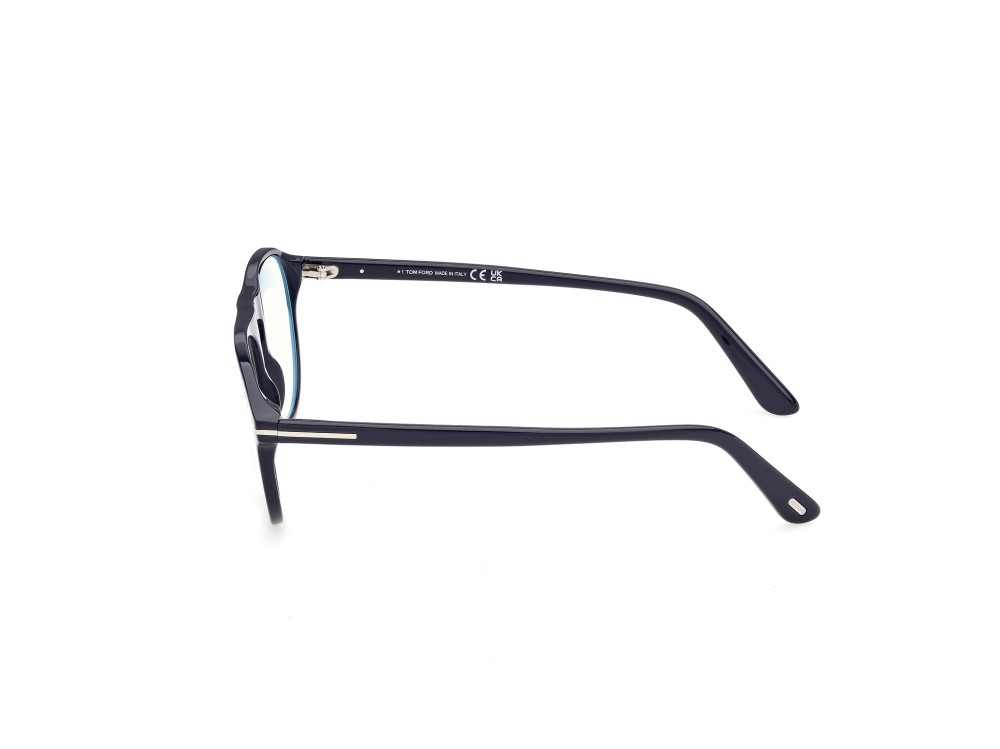 Occhiali da vista Tom Ford FT6118-B (090) colore blu lucido  forma aviator 