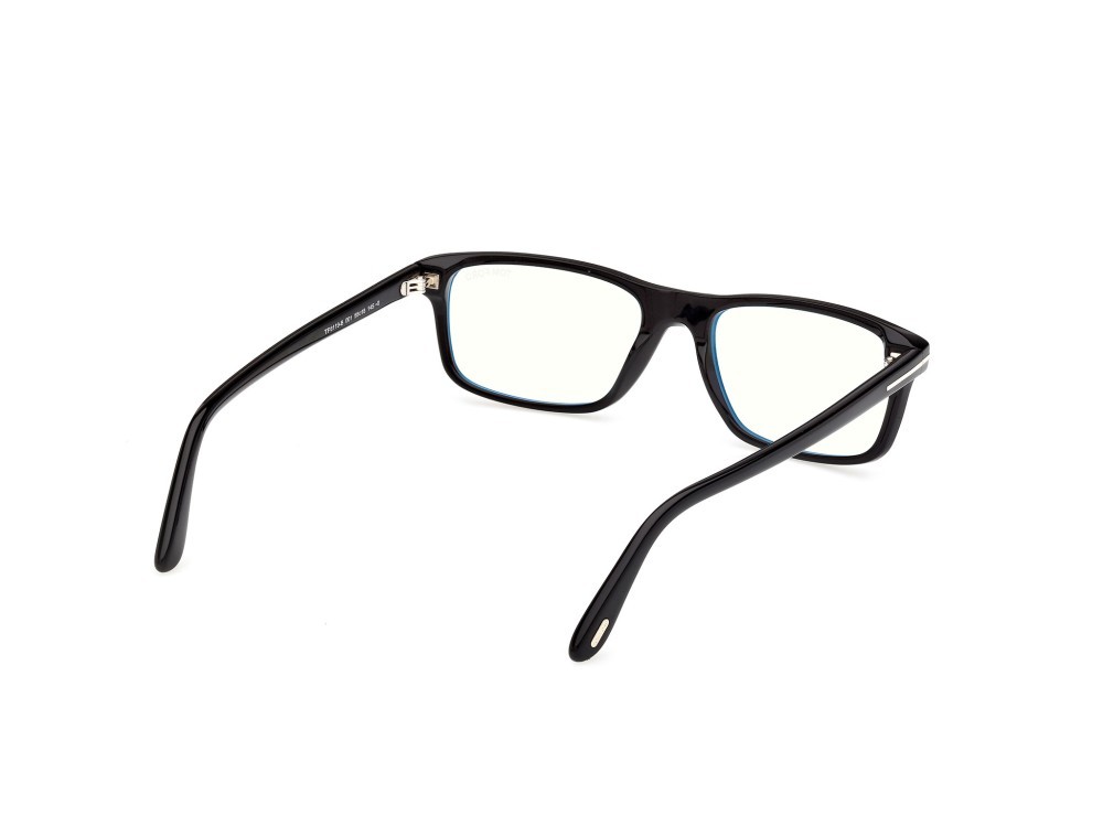 Occhiali da vista Tom Ford FT6119-B (001) colore nero lucido  forma rettangolare 