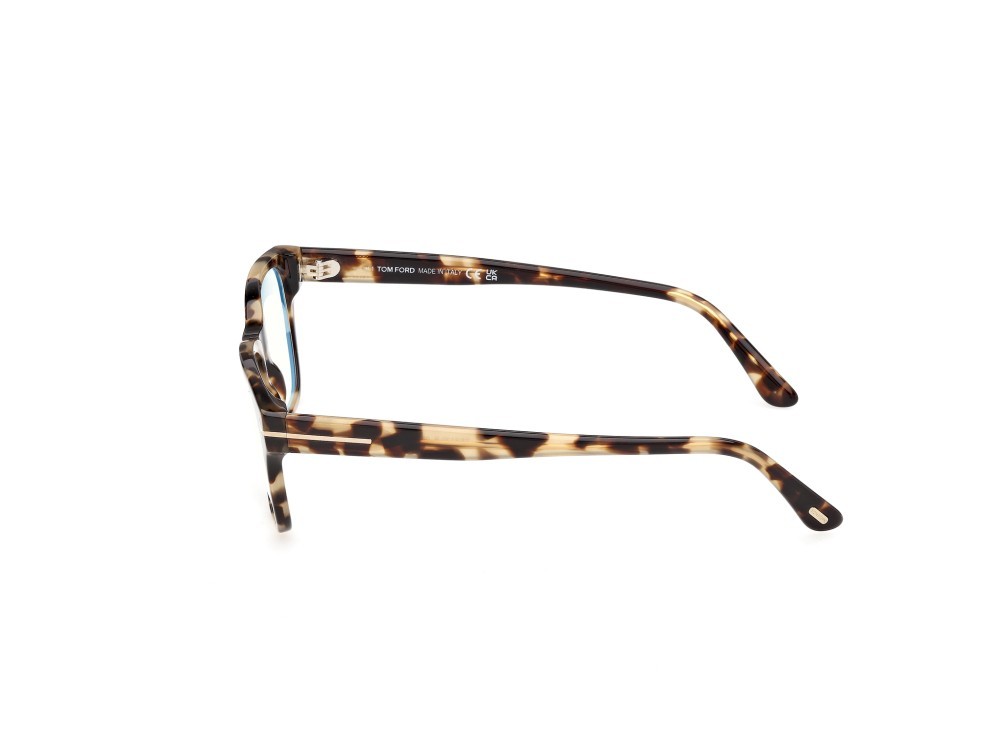 Eyeglasses Tom Ford FT6120-B (055) color avana colorata shape square 