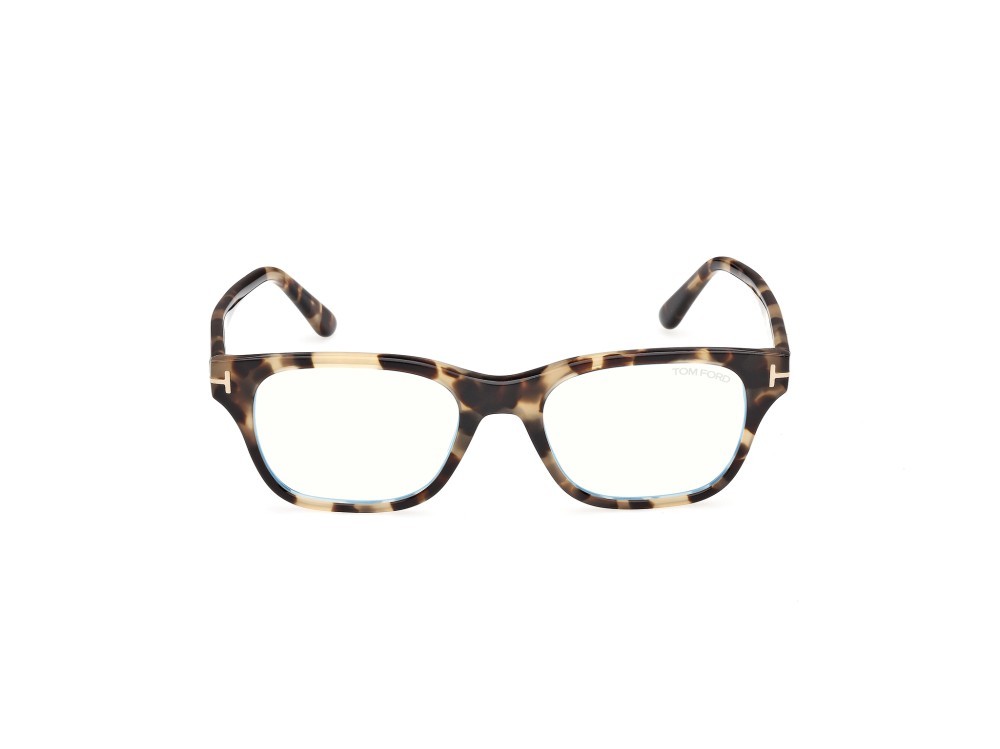 Eyeglasses Tom Ford FT6120-B (055) color avana colorata shape square 
