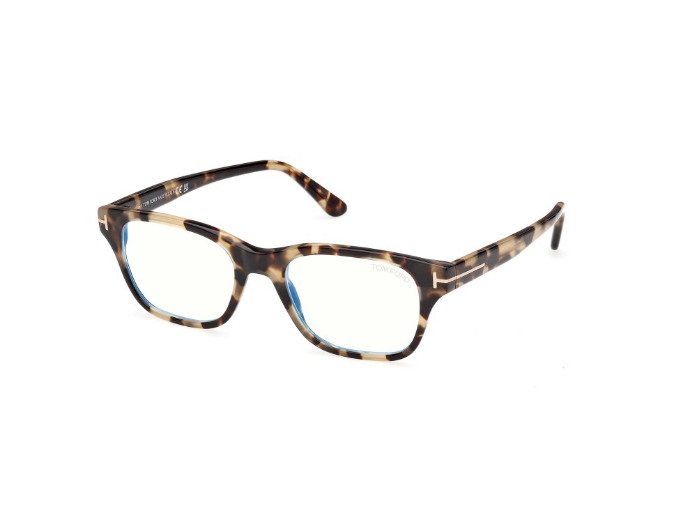 Eyeglasses Tom Ford FT6120-B (055) color avana colorata shape square 
