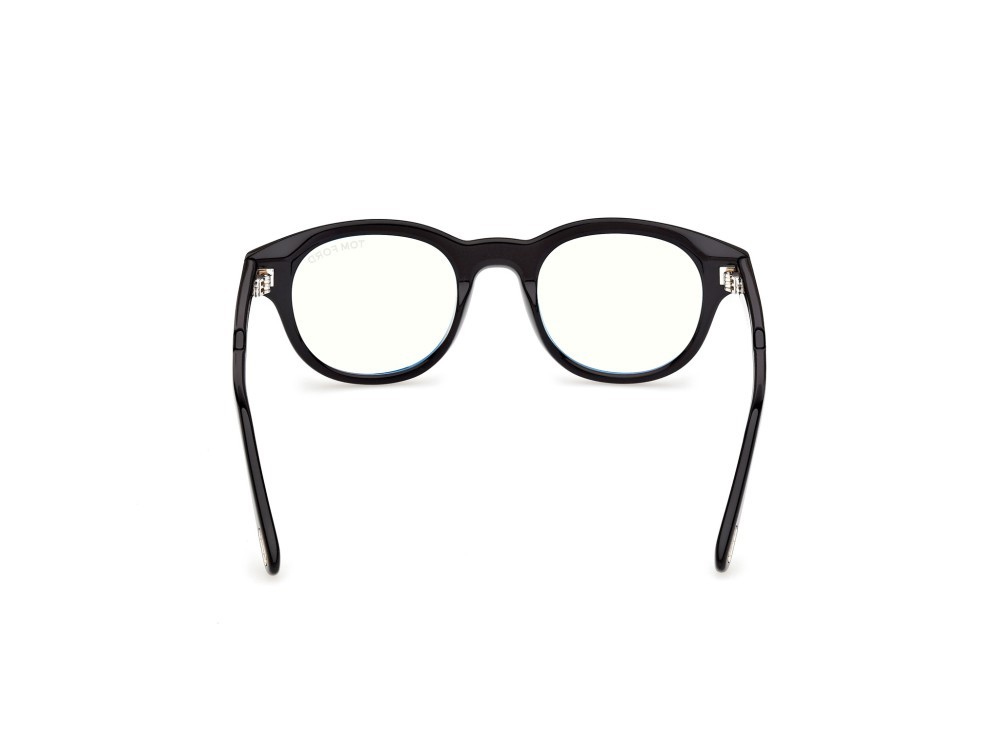 Occhiali da vista Tom Ford FT6121-B (001) colore nero lucido forma rotondo 