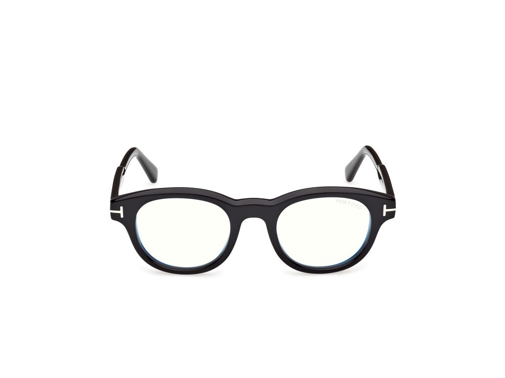 Occhiali da vista Tom Ford FT6121-B (001) colore nero lucido forma rotondo 
