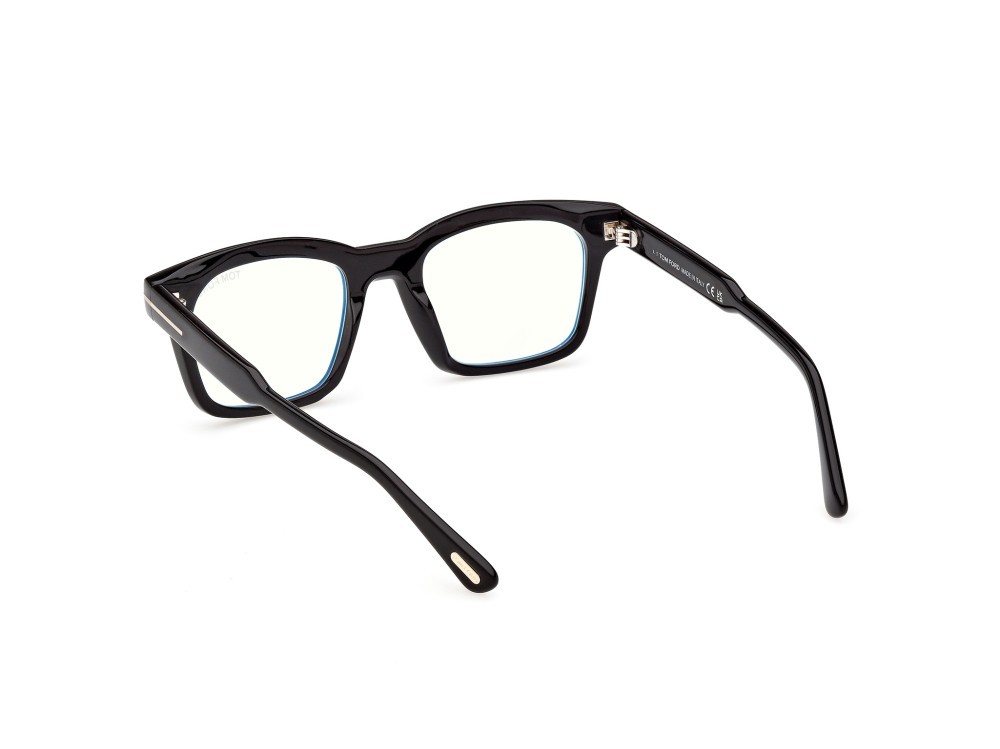 Occhiali da vista Tom Ford FT6122-B (001) colore nero lucido forma quadrato 