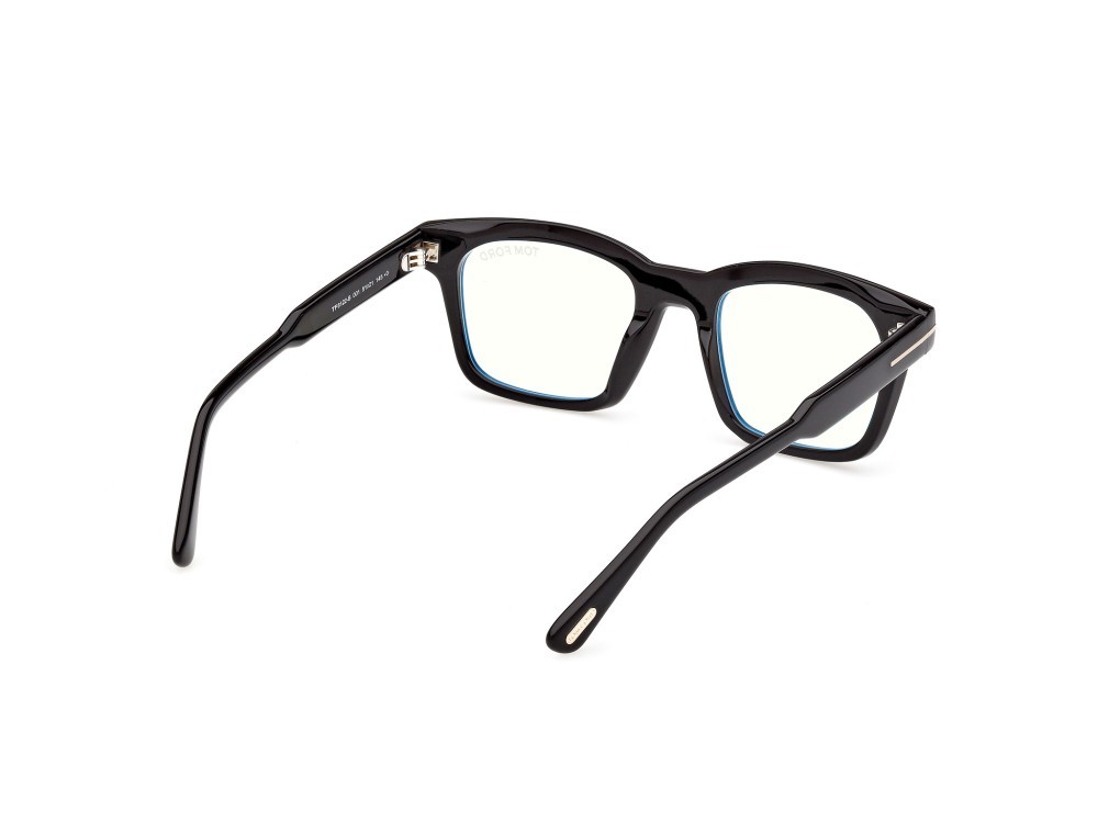Occhiali da vista Tom Ford FT6122-B (001) colore nero lucido forma quadrato 