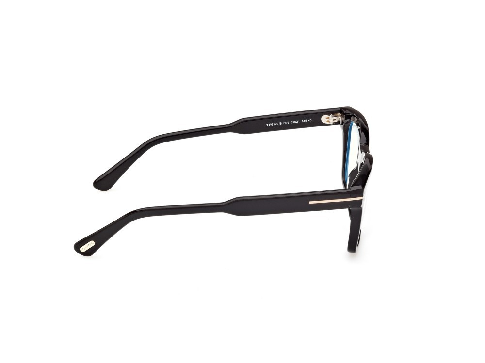 Occhiali da vista Tom Ford FT6122-B (001) colore nero lucido forma quadrato 