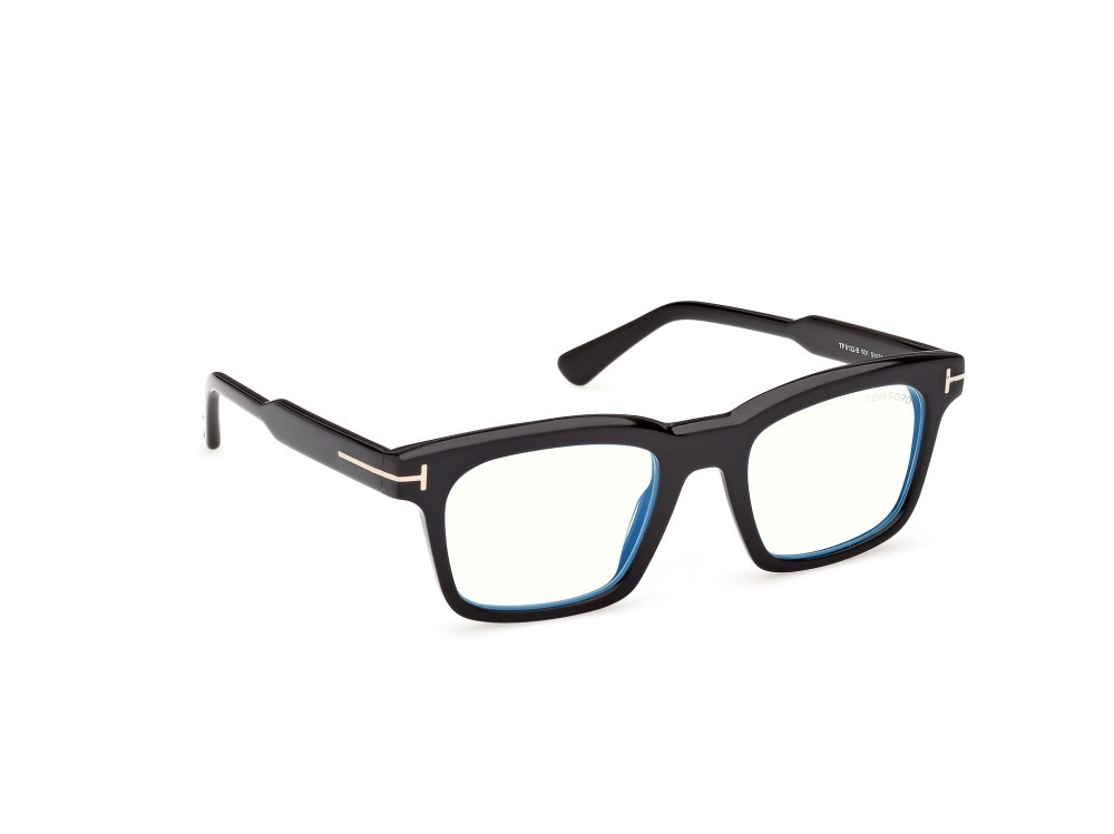 Occhiali da vista Tom Ford FT6122-B (001) colore nero lucido forma quadrato 