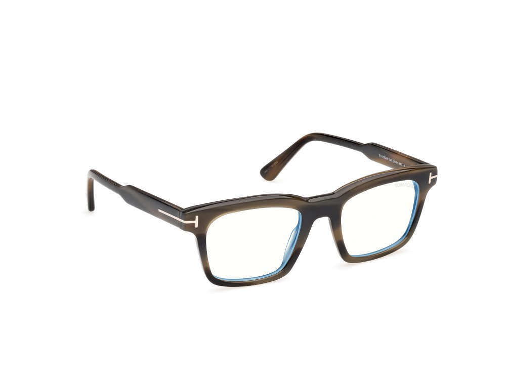 Occhiali da vista Tom Ford FT6122-B (056) colore  avana colorata forma quadrato 
