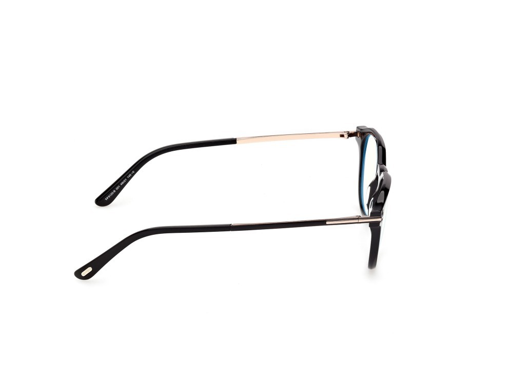 Occhiali da vista Tom Ford FT6125-B (001) colore nero lucido forma rotondo 