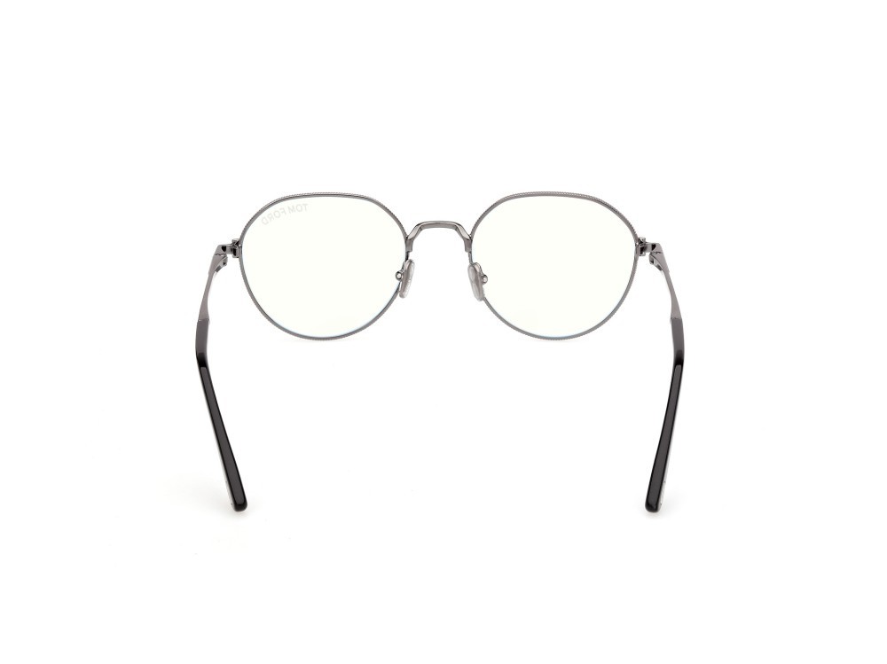 Occhiali da vista Tom Ford FT6127-B (008) colore antracite lucido  forma rotondo 